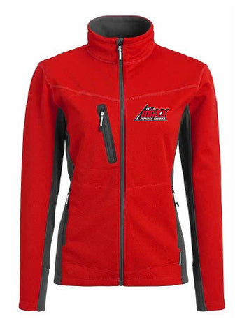 Women's Red and Grey Jacket